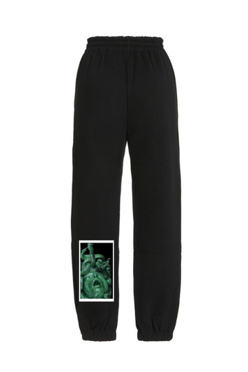 Aysco Snake Collection Snake Pattern Sweatpants