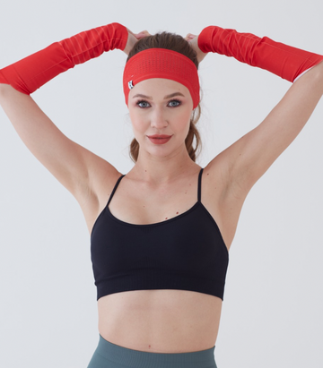 Women's AYSCO Non-Slip Bandana and Armband Accessory Set